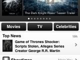 IMDb Movies & TV interface