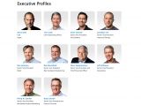 Aple's new Executive Profiles page