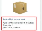 iPhone Bluetooth Headset can still be added to cart (as of this post)