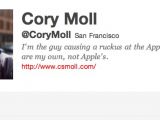 Cory Moll Twitter profile