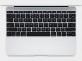 New MacBook Air, above view on keyboard