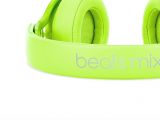 Green Beats headphones