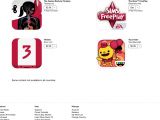 Threes is one of the 25 apps for (RED)