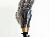 Prosthetic hand covered with the new skin