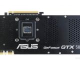 Asus GeForce GTX 580 DirectCu II graphics card back