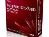 Asus Matrix GTX 580 Platinum graphics card retail box