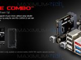 Asus Maximus V Gene ROG LGA 1155 motherboard with Intel Z77 chipset - mPCIe combo