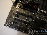 Asus Rampage III Black Edition motherboard - PCI Express slots