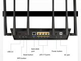 ASUS RT-AC3200 Router Back Details