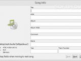 You can edit song metadata