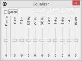 Tweak the sound with the aid of an equalizer