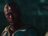 Paul Bettany is Vision, helping the Avengers to fight Ultron and his army