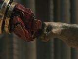 Iron Man in the Hulkbuster armor goes up against The Hulk
