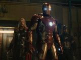 Iron Man (Robert Downey Jr.), Thor (Chris Hemsworth) and Captain America (Chris Evans)