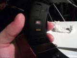 Samsung Gear S showing charging port