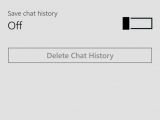 Chats settings