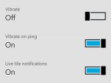 Setting notification options in BMM 2.0 for Windows Phone