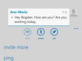 Messaging options in BMM 2.0 for Windows Phone