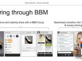 BBM in BlackBerry 10 with Screen Sharing