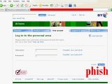BT phishing page
