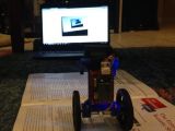 The Eddie balance robot watching FPV preview