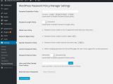 WP Password Policy Manager comes with a comprehensive list of options