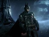 The Dark Knight sitting like a baws in Batman: Arkham Knight