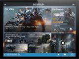Battlefield 4 Battlelog on a tablet