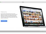 Photos for Mac: Welcome screen