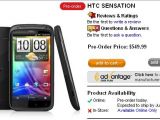HTC Sensation pre-order
