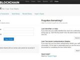 Phishing website impersonating Blockchain.info log in page