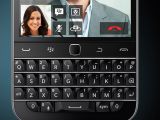 BlackBerry Classic close-up on keyboard