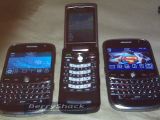 BlackBerry KickStart between two BlackBerry Bold smartphones