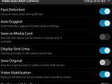 BlackBerry OS 10.3 camera settings