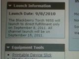 BlackBerry Torch 9850 at Verizon