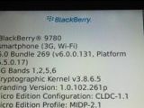 Blackberry Bold 9780 screenshot
