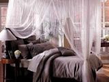 A canopy bed will bring novelty into your bedroom in no time