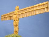 The Angel of the North created out of french fries