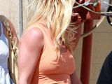 Britney Spears on an outing the other day: her extensions have really taken a life of their own