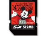A Disney-branded memory card