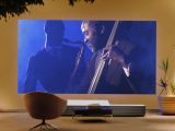 Sony 4K Ultra Short Throw Projector in action