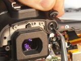 Canon 7D Mark II gaskets around the diopter adjusting knob