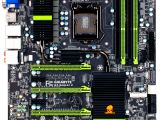 Gigabyte G1.Sniper 3 motherboard with Intel Z77 chipset - Top view