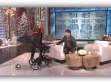 Ellen DeGeneres gives Ashton Kutcher the perfect anti-paparazzi present
