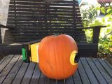 Polaroid pumpkin with Holga Lens