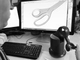 3D printed scissors base scan