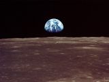The Earth as it appears from the Moon