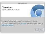 The new Chromium logo in the latest builds