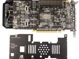 Colorful iGame GeForce GTX 560 Ti graphics card back of the card without metal backplate