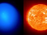 Scale comparison of comet Holmes and the Sun